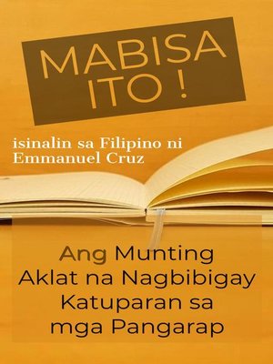 cover image of Mabisa Ito! Ang Munting Aklat na Nagbibigay Katuparan sa mga Pangarap